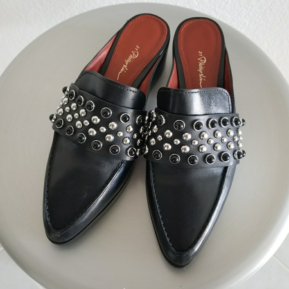 [SOLD] Phillip Lim Quinn Mules in Black Size 7.5